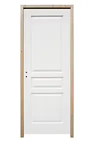 Bloc-porte Ordesa postformé blanc H.204 x l.83 cm, poussant droit