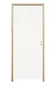 Bloc-porte Lisse prépeint pro H.204 x l.93 cm, poussant gauche