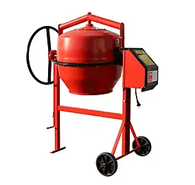 Bétonnière électrique 130 L 700W Altrad Ecomix rouge