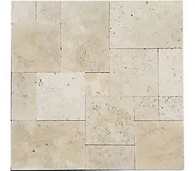 Dalle opus travertin spéciale extérieur épaisseur 20 mm pierre naturelle