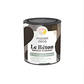 Vernis haute résistance Le béton intérieur, extérieur Maison déco 0,5L
