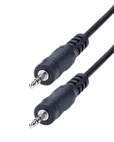 Câble audio Jack 3.5 mm mâle / 3.5 mm mâle - noir 3 m - Erard