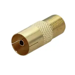 Adaptateur -F 7 mm femelle / TV 9.52 mm femelle - connecteurs plaqués or - Erard