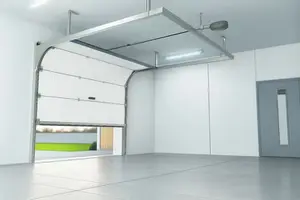 Kit isolation thermique porte de garage aluminium blanc métallisé - 0,6 x 10 m