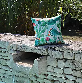 Coussin Cactus vert 45 x 45 cm Proloisirs