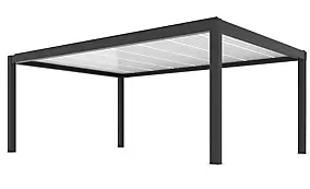 Pergola bioclimatique autoportante Summer L.6 X l.4m gris