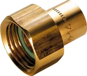 Raccord 2 pièces à souder, écrou femelle 1/2 sur tube Ø 14 mm