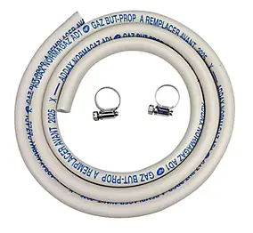 Tube caoutchouc pour gaz butane/propane garantie 5 ans, 1 m