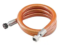 Flexible inox pour gaz butane/propane, 1.5 m