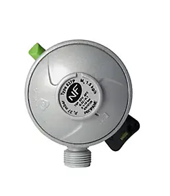 Détendeur sécurité Quick On pour bouteille propane 6 kg, ø20 mm, 1.5 kg/h - 37 mb