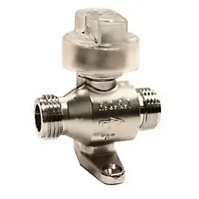 Robinet à obturateur automatique intégré Push&Turn pour gaz naturel