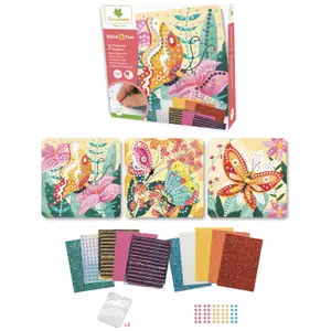 Coffret 3 mosaïques Papillons