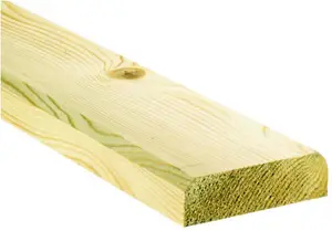 Barre à "z" en sapin du nord - L. 2,40 m - section 95 x 28 mm
