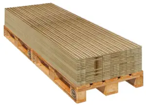 Lame terrasse bois L. 3 m x l. 9,5 cm