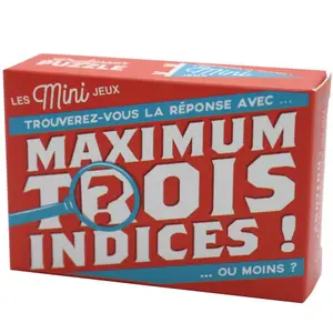Les Mini Jeux - Maximum trois indices
