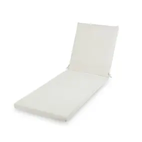 Coussin de bain de soleil Aqua blanc 190 x 60 cm