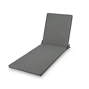 Coussin de bain de soleil Aqua carbone 190 x 60 cm
