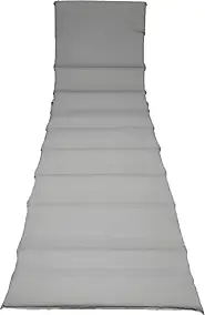 Coussin de bain de soleil Florida futon gris blanc