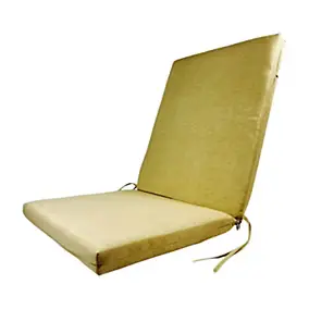 Coussin de chaise avec dossier Tigo écru L.90 x l.42 cm, ép. 5 cm Tendances et Créations