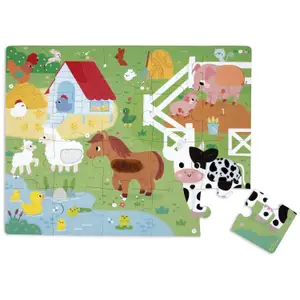 Puzzle tactile Ferme (20 pièces)