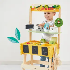 Stand de marché Ferme avec accessoires (32 accessoires)