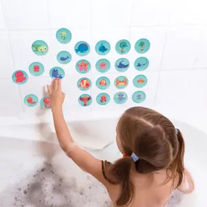 Jeu de bain Memo mes bébés animaux (24 pièces)