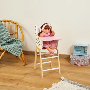Chaise haute pour poupon Candy Chic