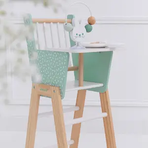 Chaise haute en bois Zen pour poupée