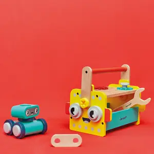 Caisse à outils Brico'kids en bois (25 pièces)