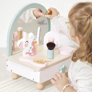 Coiffeuse de table Licorne et accessoires