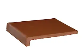 Appui de fenêtre en terre cuite 20 x 28 cm rouge