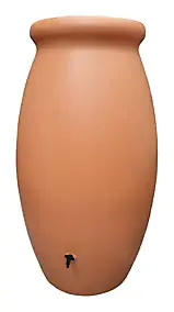 Récupérateur d'eau amphore Belli Toscan 500L l.80 x H.143 cm terre cuite