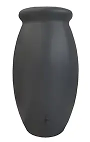 Récupérateur d'eau amphore Belli Toscan 500L l.80 x H.143 cm anthracite