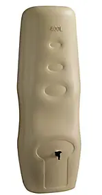 Récupérateur d'eau de pluie 400L Belli coloris beige L.52 x l.60 x H.182 cm