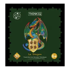 Puzzle bois ThinkIQ - Le Dragon - 198 pièces
