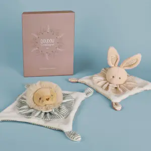 Doudou Les Chouchoux Lapin blanc (20 cm)