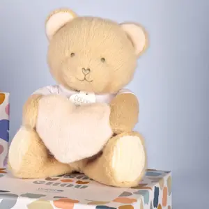 Peluche Ours Cœur Unicef Bisous doux (24 cm)