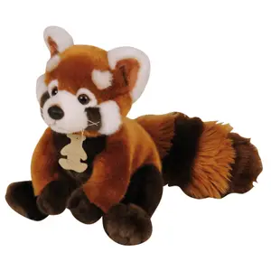 Coffret peluche panda roux Prestige (20 cm)