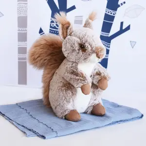 Peluche écureuil Les animaux des grands espaces (25 cm)