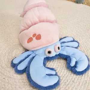 Peluche Trésors Marins Bernard l'Hermite (27 cm)