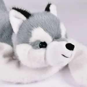 Peluche Husky lesté Podcoll (50 cm)