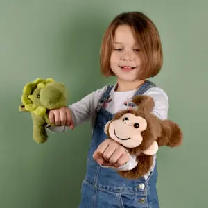 Bracelet peluche slap Podcoll Singe
