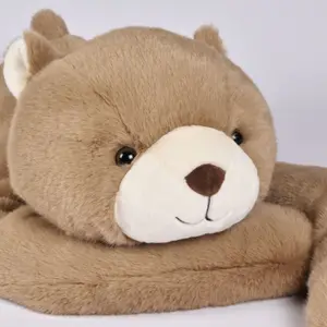 Peluche géante ours lesté Podcoll (75 cm)