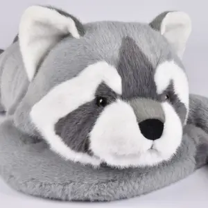 Peluche géante raton laveur lesté Podcoll (75 cm)