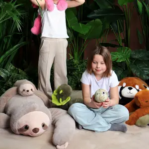 Peluche géante Paresseux lesté Podcoll (100 cm)