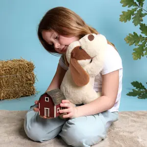 Peluche lestée Chien Podcoll (50 cm)