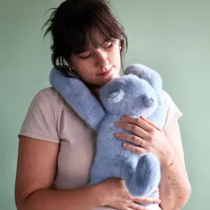 Peluche lestée Chat bleu Podcoll (50 cm)
