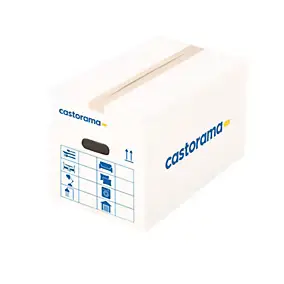 Carton de déménagement H. 32 cm x L. 47 x l. 33, capacité 50 L