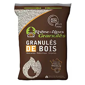 Pellets 100% résineux Sac de 15 kg - Haute performance et faible encrassement
