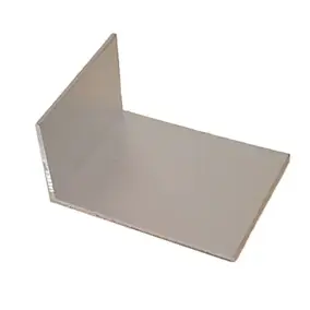 5 arrets de plaque aluminium brut pour profil de jonction (lot de 2)